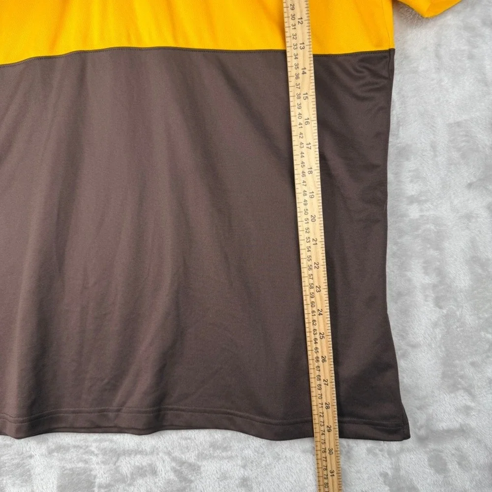 Nike San Diego Padres‎ MLB Dri Fit Polo Shirt Mens Yellow Brown